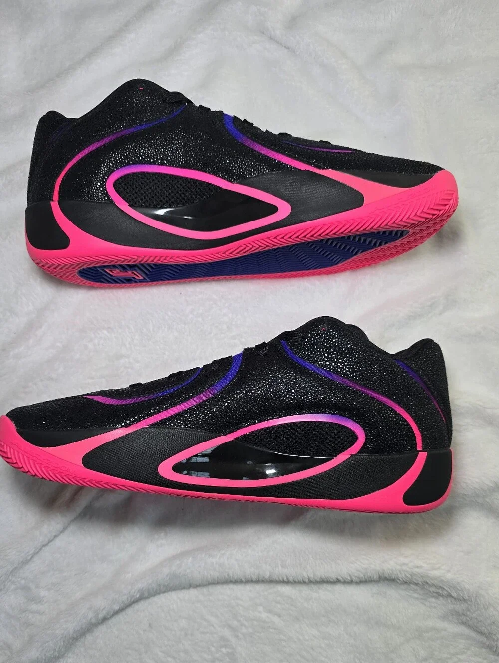 Nike Air Jordan Tatum 4 Smooth Soul Vol 2 Neon Black Pink IR0073-003 Size 13